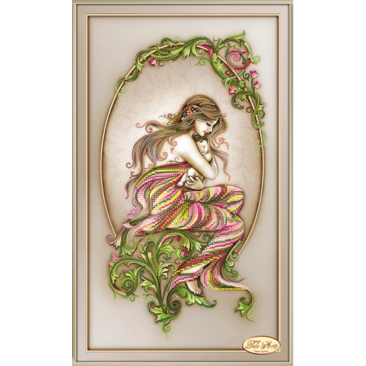 ТА-087 Сладость материнства. Схема для вышивки бисером Тела Артис