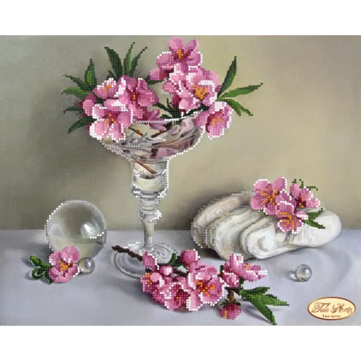 ТА-103 Хрустальный натюрморт. Схема для вышивки бисером Тела Артис