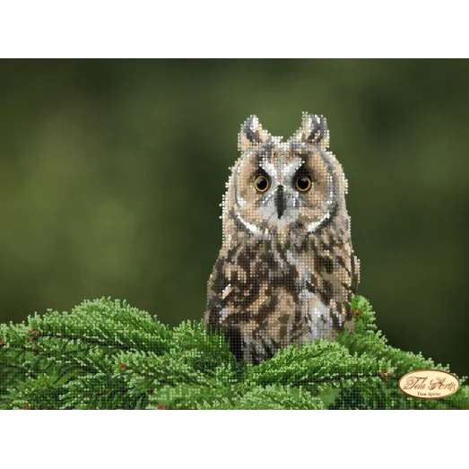 ТА-108 Совенок. Схема для вышивки бисером Тела Артис