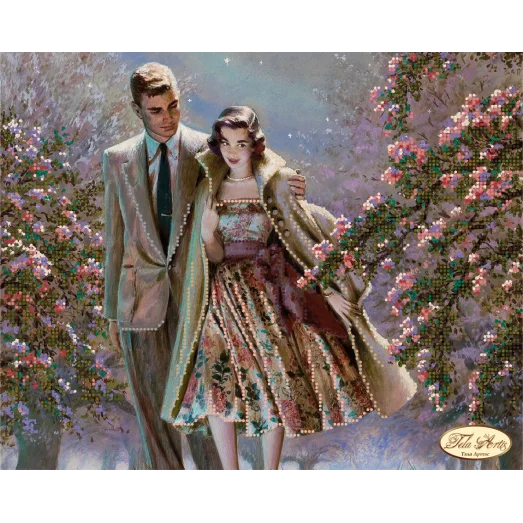 ТА-115 Первое свидание. Схема для вышивки бисером Тела Артис