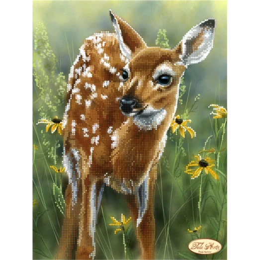 ТА-123 Олененок. Схема для вышивки бисером Тела Артис