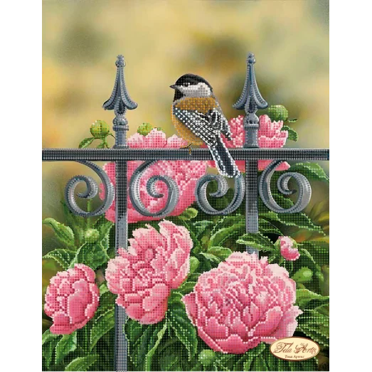 ТА-136 Пернатый гость (часть 1). Схема для вышивки бисером Тела Артис