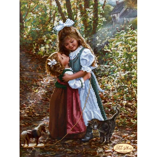 ТА-144 Сестрички. Схема для вышивки бисером Тела Артис