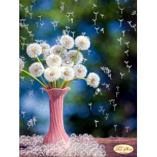 ТА-145 Одуванчики. Схема для вышивки бисером Тела Артис