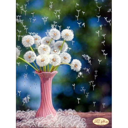 ТА-145 Одуванчики. Схема для вышивки бисером Тела Артис