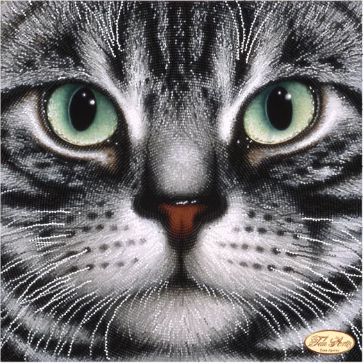 ТА-154 (2) Базальт. Схема для вышивки бисером Тела Артис