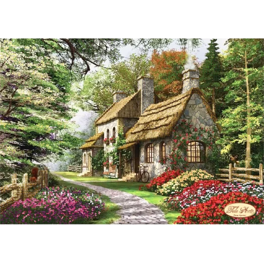 ТА-167 Домик мечты. Тихий уголок. Схема для вышивки бисером Тела Артис