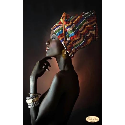 ТА-178 Африканка. Схема для вышивки бисером Тела Артис