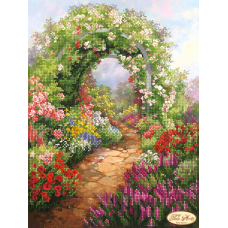 ТА-199 Сад в цвету. Схема для вышивки бисером Тела Артис