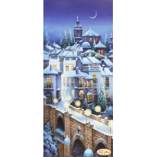 ТА-250 Заснеженный город. Схема для вышивки бисером Тела Артис