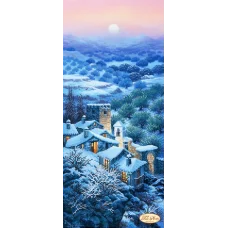 ТА-251 Морозное утро. Схема для вышивки бисером Тела Артис