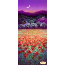 ТА-253 Маки под луной. Схема для вышивки бисером Тела  Артис