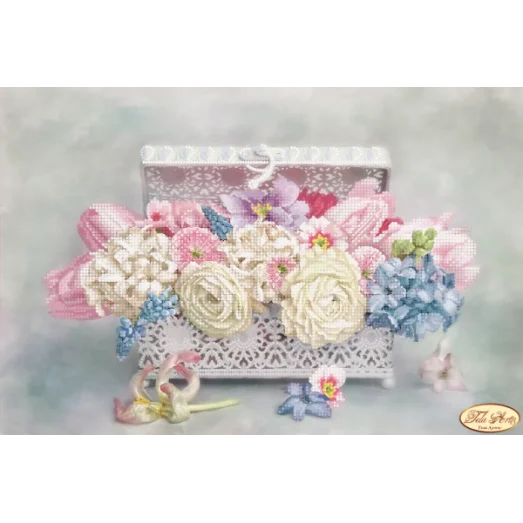 ТА-288 Бокэ. Ажур. Схема для вышивки бисером Тела Артис