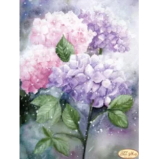 ТА-292 Нежная гортензия. Схема для вышивки бисером Тела Артис