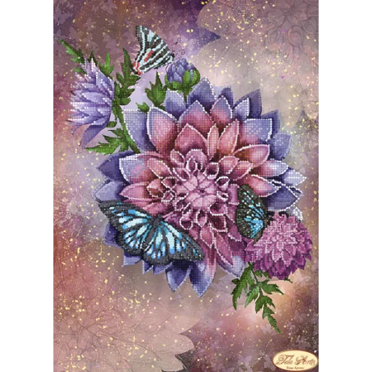 ТА-293 Звездная Далия. Схема для вышивки бисером Тела Артис