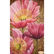 ТА-295 Пряные маки. Схема для вышивки бисером Тела Артис