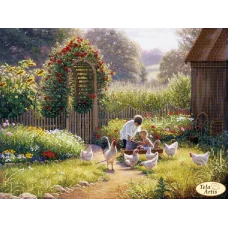 ТА-322 В деревне летом. Схема для вышивки бисером Тела Артис