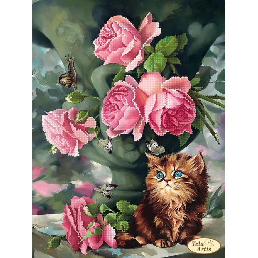 ТА-327 Знакомство с бабочками. Схема для вышивки бисером Тела Артис