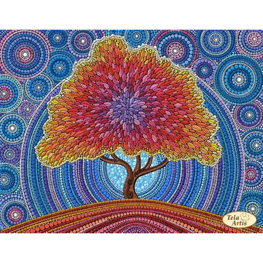 ТА-341 Дерево счастья. Схема для вышивки бисером Тела Артис