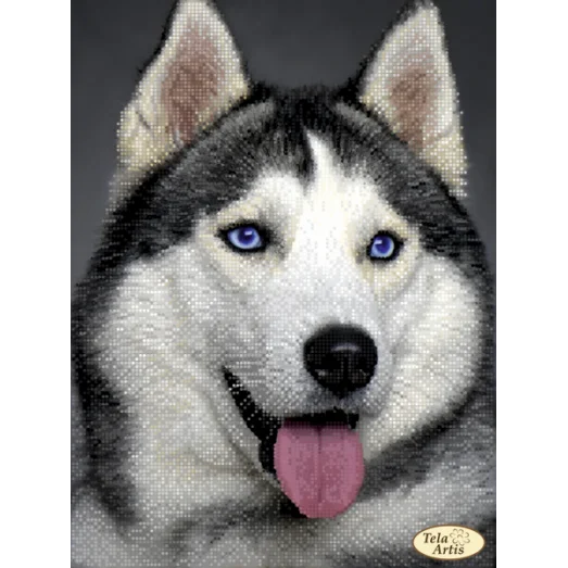 ТА-376 Хаски. Схема для вышивки бисером Тела Артис