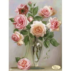 ТА-390 Нежность в бутонах. Схема для вышивки бисером Тела Артис