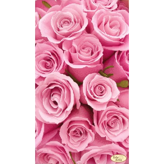 ТА-407 Розовые сны. Схема для вышивки бисером Тела Артис