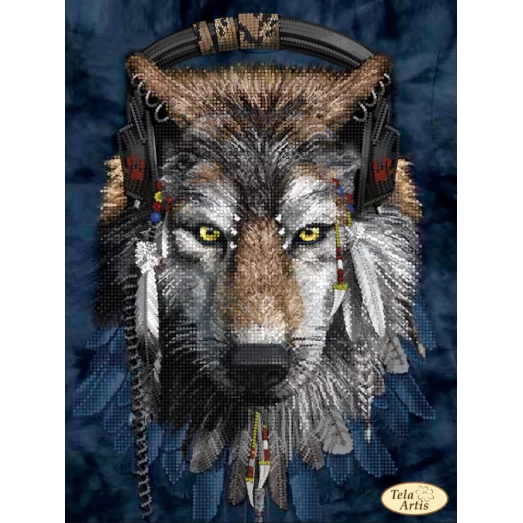 ТА-410 На волне. Схема для вышивки бисером Тела Артис