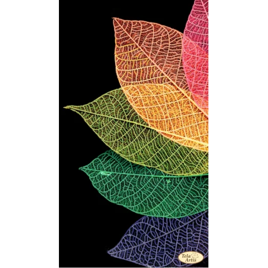 ТА-413 Радужный веер. Схема для вышивки бисером Тела Артис