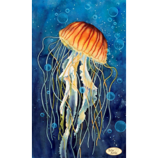 ТА-447 Медуза в пузырьках. Схема для вышивки бисером Тела Артис