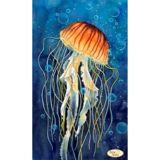 ТА-447 Медуза в пузырьках. Схема для вышивки бисером Тела Артис