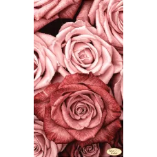 ТА-452 Пудровые розы. Схема для вышивки бисером Тела Артис