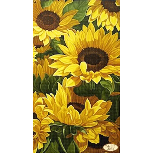 ТА-453 Солнечное поле. Схема для вышивки бисером Тела Артис
