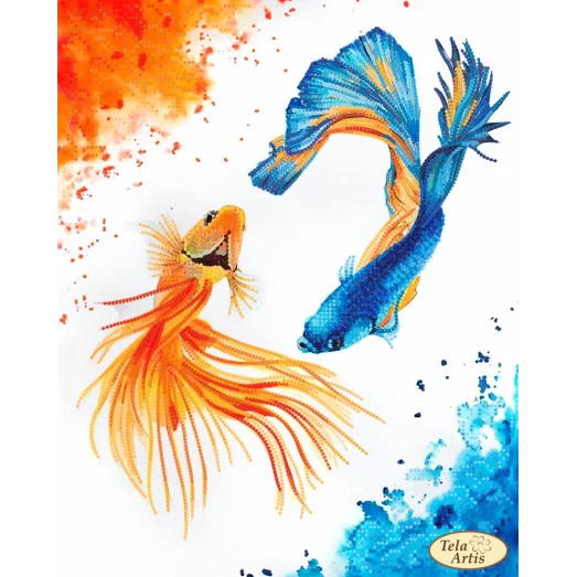 ТА-462 Две половинки Схема для вышивки бисером Тела Артис