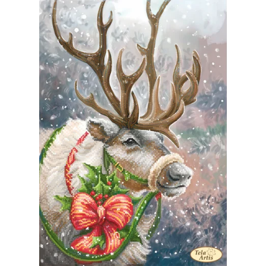 ТА-475 Северный олень. Схема для вышивки бисером Тела Артис