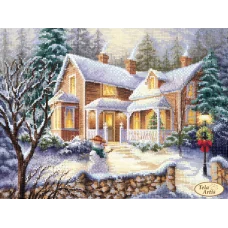 ТА-477 Домик мечты. Атмосфера праздника. Схема для вышивки бисером Тела Артис