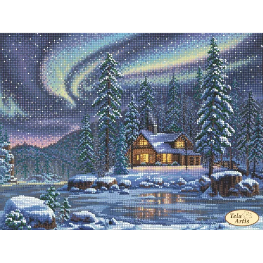 ТА-480 Северное сияние. Схема для вышивки бисером Тела Артис