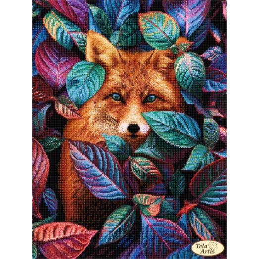 ТА-489 Лисьи прятки. Схема для вышивки бисером Тела Артис