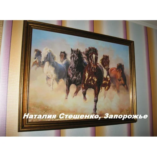 А-059 Табун. Схема для вышивки бисером ТМ Орхидея