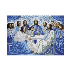 А3-И-483 Тайная вечеря (сине-белая). Схема для вышивки бисером ТМ Acorns