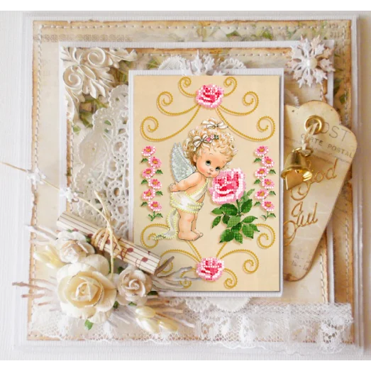 ТД-001 Маленькая Мисс. Схема для вышивки бисером Тела Артис