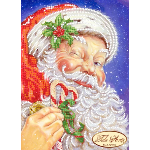 ТД-005 Дед Мороз. Схема для вышивки бисером Тела Артис