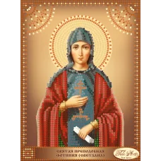 ТД-102 Святая Преподобная Фотиния (Светлана). Схема для вышивки бисером Тела Артис