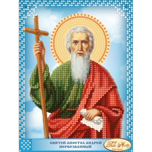 ТД-104(1) Святой Апостол Андрей Первозванный. Схема для вышивки бисером Тела Артис