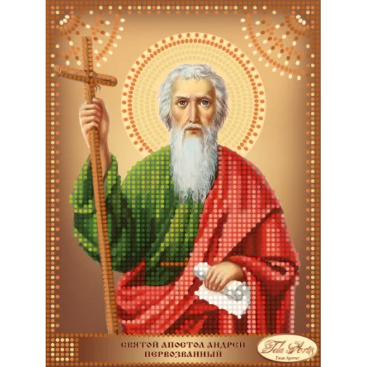 ТД-104 Святой Апостол Андрей Первозванный. Схема для вышивки бисером Тела Артис