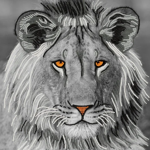 TG-047c(27*27) Лев. Схема для вышивки бисером СвитАрт