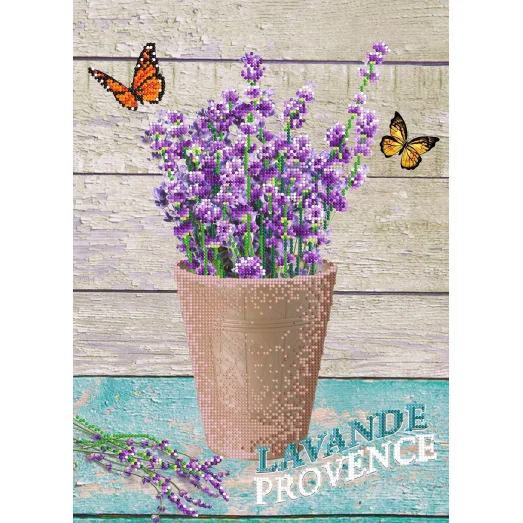 TG-081а (А3) Лаванда. Схема для вышивки бисером СвитАрт