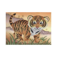 А5-Д-273 Тигрёнок. Схема для вышивки бисером ТМ Acorns