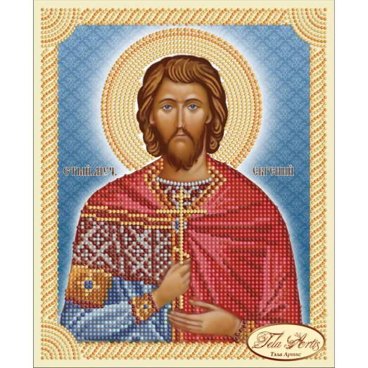 ТИМ-043(1) Святой Мученик Евгений. Схема для вышивки бисером Тела Артис