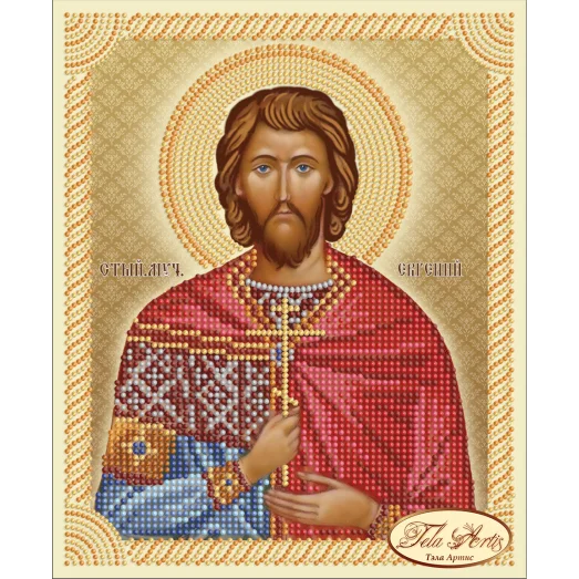 ТИМ-043 Святой Мученик Евгений. Схема для вышивки бисером Тела Артис