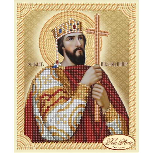 ТИМ-045 Святой Благоверный Князь Владимир. Схема для вышивки бисером Тела Артис